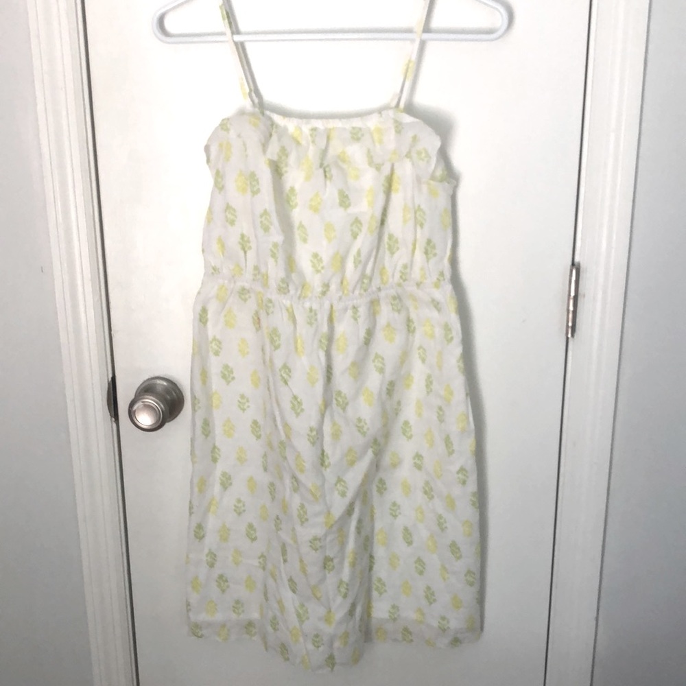 White Print Sundress.